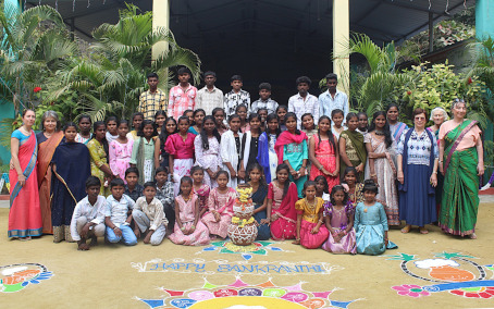 groupe des enfants parrainés